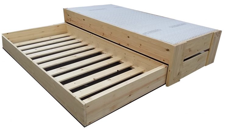 Houten Bed - Stephanie A+A