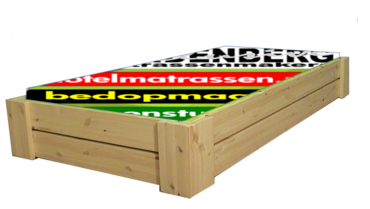 Houten Bed Dicht - Bas (40cm Hoog)