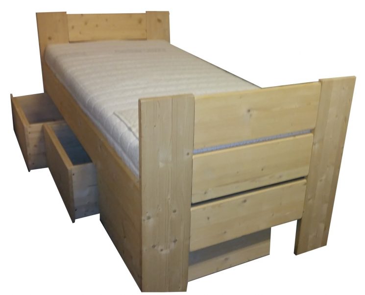 Houten Bed - Stephanie A+A