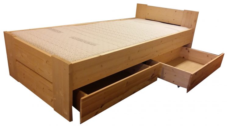 Houten Bed - Stephanie A+A